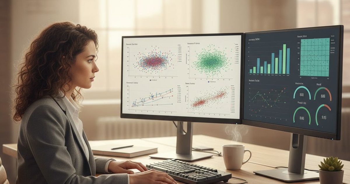 Machine learning model training results on screen — Navigating the 2026 job market